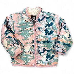 The North Face Baby Reversible Mossbud Jacket Size 6-12 months Snow Puffer Coat